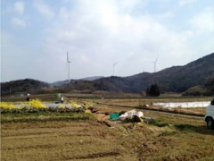 「チャレンジファーム」の耕作地