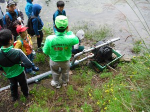 小水力発電見学